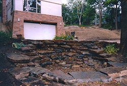 Landscape Yard Makeover: Retaining Wall Stair System